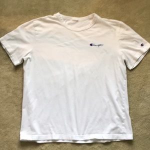 CHAMPION men’s large white t-shirt